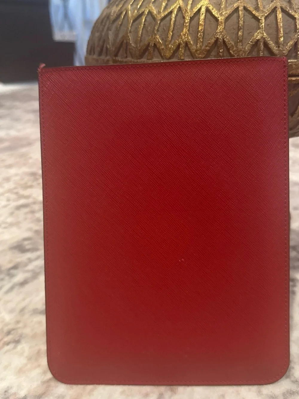 Michael Kors Red Saffiano Leather iPad Air slip cover